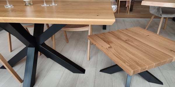 Typy stolových nôh a stolových podnoží